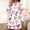 White, variant on Sakmal Long Sleeve Mumu Nightgownss for Women Valentines Soft Love Pajama Sleep Dress Heart Print Knee Length Nightgowns for Women L