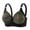 Silver, variant on GUZOM Supportive Women's Plus Size 40 Bra - Full Coverage, Green, Adjustable Straps, Patterned Cups, Nylon Spandex Blend for Daily Comfort