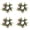 A-4PCS, variant on Christmas Candle Rings Wreaths Pine Garland Red Berry Pinecones Wreaths for Kitchen Cabinet Christmas Table Centerpieces Mini Rings Wreaths for Pillars Window Chair Wall Decorations 11.02 Inch