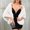 White, variant on SYMOID Womens Yellow Faux Faux Fur Shawl - Soft Warm Acrylic Evening Wrap, Formal Accessory for Wedding Prom Evening Gatherings, One Size Fits Most,Size Free Size
