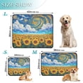 thumbnail image 3 of Qxltty Sunflower with Swirling Clouds Cat litter Pads Pet Set of 2 Diaper Mats Center Anti-leakage Layer Absorbent Soft and Comfortable, 3 of 7