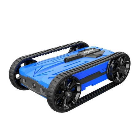 App Controlled Sub Car Flytec 18203 480P Camera WiFi FPV AR Battle RC Tank Alloy Shell 2CH Car with Light App Control Toy ()