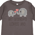 thumbnail image 4 of Inktastic My Grandpa Loves Me Boys or Girls Long Sleeve Toddler T-Shirt, 4 of 5