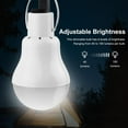 thumbnail image 2 of 2 Packs Indoor/Outdoor Solar Light Bulbs with Timer, LED Solar Lights for Chicken Coop, Home, Emergency Power Outage, Remote Control Included, 2 of 13