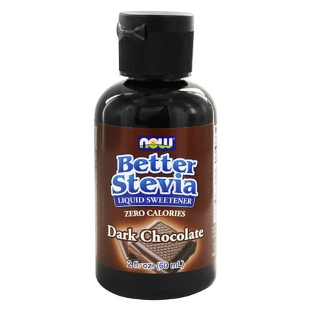 Now Foods - Better Stevia, Liquid Sweetener, Dark Chocolate, 2 fl oz (60