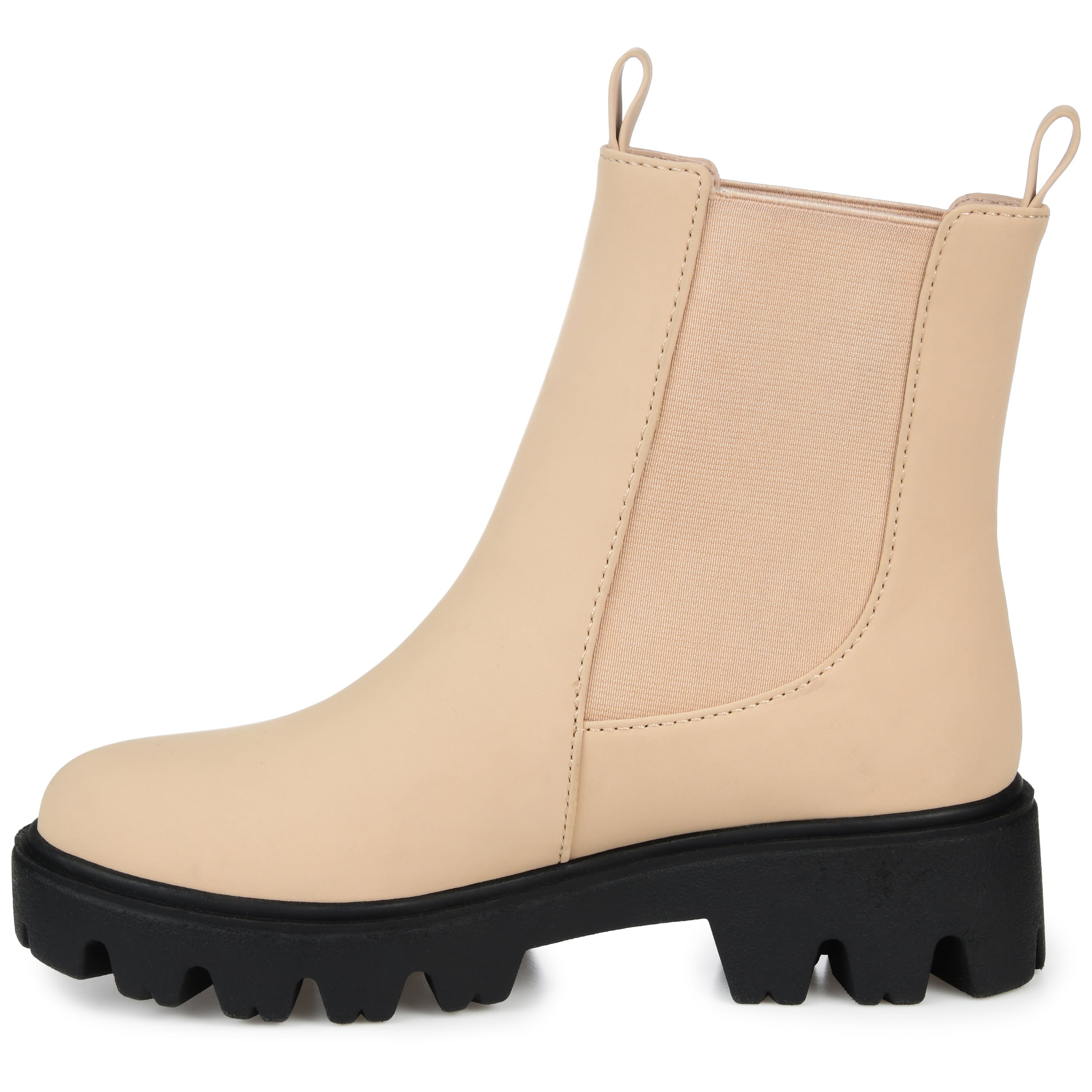 Journee Womens Ivette Pull On Block Heel Booties