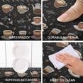 thumbnail image 3 of 36" x 20" Retro Coffee Cup Kitchen Mat, Anti Fatigue Cushioned Non Slip Waterproof Standing Mat, Easy Clean Floor Rug for Kitchen Sink Laundry Room Home Office, 3 of 5