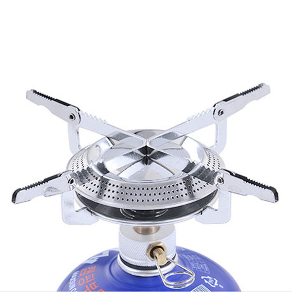 1x Mini Camping Stoves Folding Outdoor Gas Stove Portable Furnace Cooking X3G6 