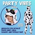 thumbnail image 2 of FUNZIEZ! - Cow Slim Fit Adult Unisex Novelty Union Suit Costume for Halloween - Medium, 2 of 2