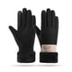 thumbnail image 1 of Guantes de invierno cálidos para mujer con pantalla táctil y forro polar, guantes de invierno tejidos para clima frío, 1 of 4