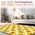 thumbnail image 2 of Flatwoven High Traffic Area Rug, Lively Nature Themed Entry Accent, Non Slip, Stain Resistant, Washable Area Rugs for Living Room, Bedroom(Yellow, 8X10), 2 of 8