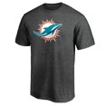 thumbnail image 2 of Men's Fanatics Heather Charcoal Miami Dolphins Primary Logo T-Shirt, 2 of 3