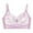 Purple-05, variant on SPZTSX Women Lace Wireless Bra Full Coverage Bralette Plus Size Soft Breathable Comfort Underwear