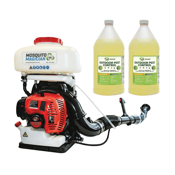 Gas Powered Backpack Fogger   2 Gallons Mosquito Killer & Repellent Combo