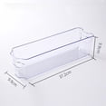 thumbnail image 1 of Clear Pantry Organizer Bins Household Plastic Food Storage Basket Box for Kitchen Countertops Cabinets Refrigerator Freezer, 1 of 3