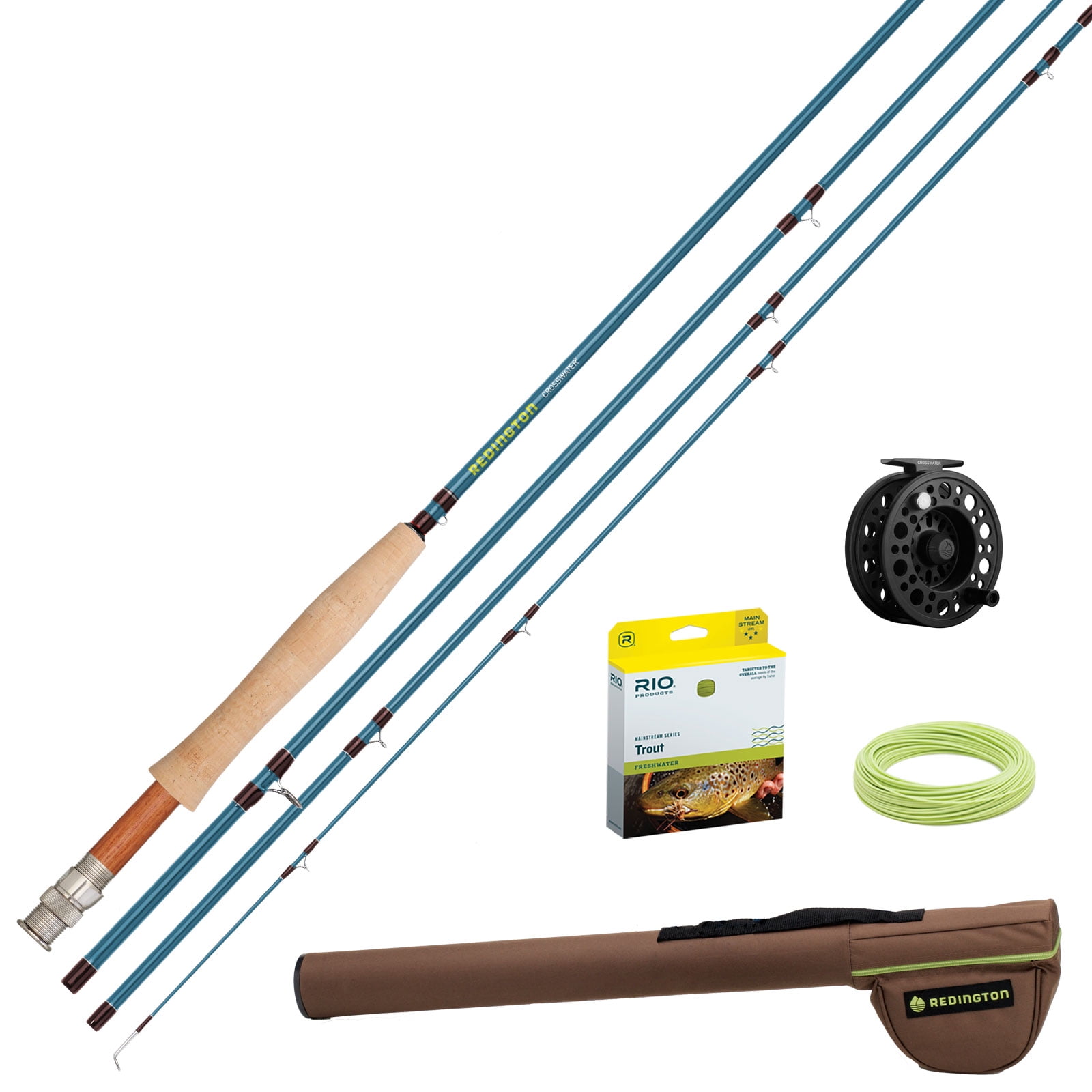 Redington Crosswater Fly Rod & Reel Combo Outfit All Sizes Walmart