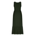thumbnail image 5 of SELONE Summer Maxi Dresses for Women V Neck Sleeveless Dress Wide Strap Vacation Dresses with Pockets Holiday Sundress, 5 of 6
