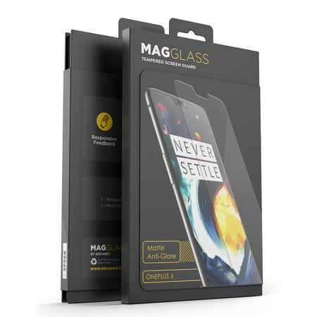 Magglass OnePlus 6 Matte Screen Protector - Fingerprint Free Tempered Glass Reinforced Anti Glare Screen Guard