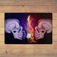 thumbnail image 5 of XMXY Area Rugs Doormat Outdoor Entrance, Musical Skull Contrast Print Facecloth Non-slip Floor Mat Rug for Living Room Kitchen Sink Area Indoor,72"x48", 5 of 9