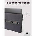 thumbnail image 3 of Lenovo 14" Laptop Urban Sleeve Case, Charcoal Gray - GX40Z50941, 3 of 11