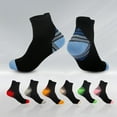 thumbnail image 6 of Compression Socks for Unisex Men and Women , Ankle Soft Moisture-Wicking Socks , Athletic Cushioned Low Cut Running Socks for a Secure Fit - 7 Pairs, 6 of 6
