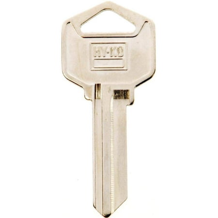 UPC 029069701024 product image for Hy-Ko 11010EZ1 Key Blank, Brass, Nickel Plated | upcitemdb.com