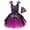 Purple, variant on IBTOM CASTLE Kids Girls Halloween Witch Costume Spider Ruffle Tulle Dress Spaghetti Straps Cosplay Dress up 4-5 Years Purple