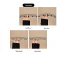 thumbnail image 4 of Invisible Hair Clips Flowers Invisible Hair Holder Hair Accessories Hair Finishing Fixer Comb White plum blossom, 4 of 4