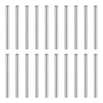 30 Pcs 1x20 mm 304 Stainless Steel Dowel Pins, Round Head Flat Chamfered End Metal Dowel Pin Shelf Support Pegs Rod Fasten Elements