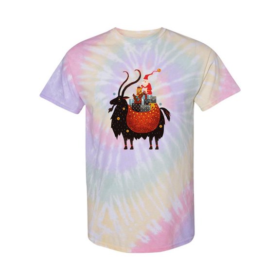 Christmas Gifts Santa Tie Dye Spiral Women -SPIdeals Designs, Female x-Large