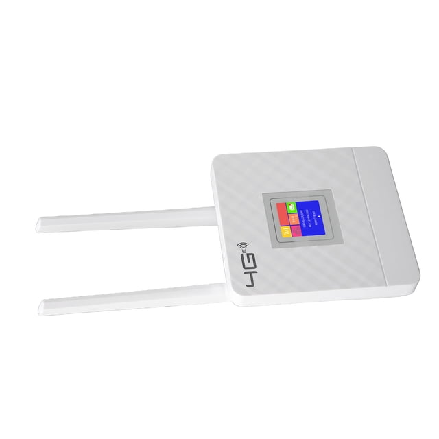 Enrutador WiFi Inalámbrico, Enrutador Inalámbrico 4G LTE Que Previene Interferencias 2 Antenas Desmontables 300Mbps Desbloqueadas Con Ranura Para Tarjeta SIM Para El Hogar