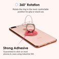 thumbnail image 3 of Velvet Caviar Cell Phone Ring Holder - Finger Ring & Stand - Improves Phone Grip Compatible with iPhone, Galaxy, 3 of 5