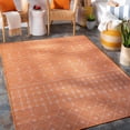 thumbnail image 5 of Hauteloom Pentre Living Room, Bedroom Patio Outdoor Area Rug - Bohemian, Transitional - Burnt Orange - 5'1" x 7', 5 of 9