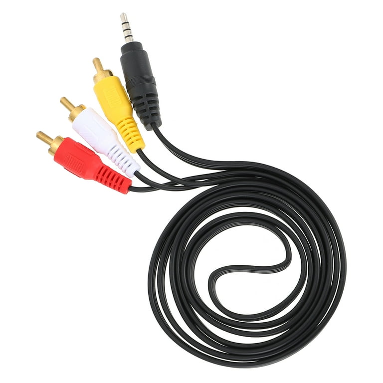 Audio Video AV Cable Aux 3.5mm Male Stereo Mini Jack to 2 RCA
