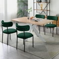 thumbnail image 2 of Juke Fabric Dining Chair (Set of 2) - Green, 2 of 7