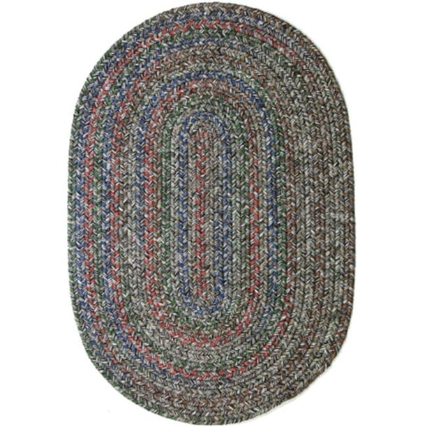 Rhody Rug SO85R084X108 Sophia 7 x 9 ft. Multicolor Indoor-Outdoor Oval ...