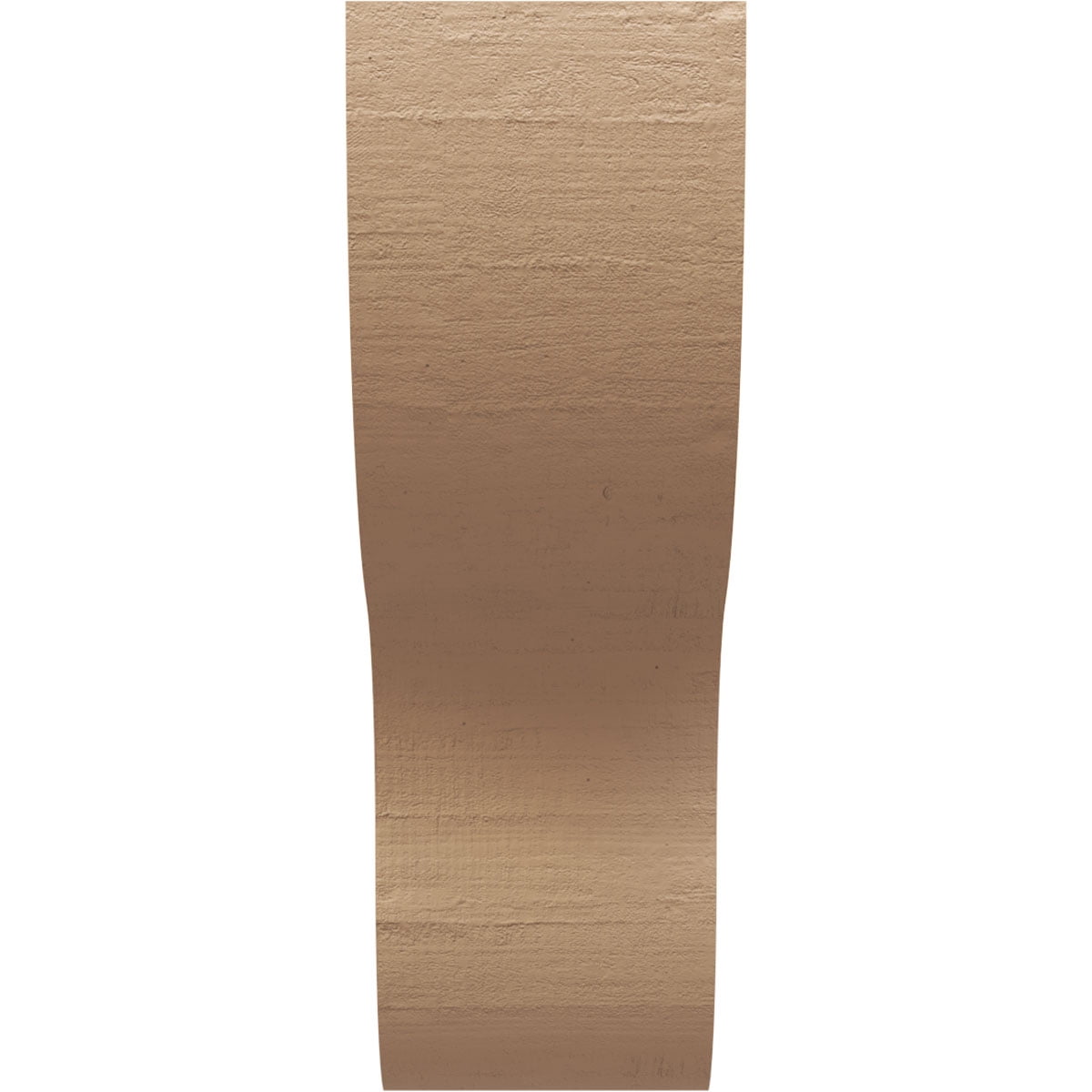 2"W x 4"D x 6"H Classic Greensboro Rough Cedar Woodgrain TimberThane Corbel, Primed Tan