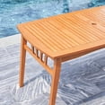 thumbnail image 3 of Natural Wood Dining Table with Sturdy Legs, 3 of 6