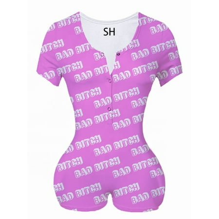 

One Opening Women Underwear Bodysuit Bodycon Stretch Leotard Pajamas Overalls