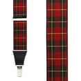 thumbnail image 2 of Suspender Store Plaid Dress Suspenders - 1.5-Inch Wide Elastic - Dressy Clip - 4 Colors & 3 Sizes, 2 of 4