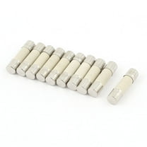 10Pcs 250V 0.5A 500mA Fast Blow Ceramic Fuses Tubes 5mm x 20mm
