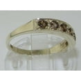 thumbnail image 4 of LBG 925 Sterling Silver Natural Quartz Womens Band Ring - Sizes 4 to 12 Available, 4 of 6