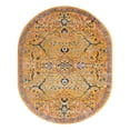 thumbnail image 2 of Unique Loom Lola Collection Area Rug - Vivacious (7' 10" x 10' 2" Oval Yellow/Gray), 2 of 6