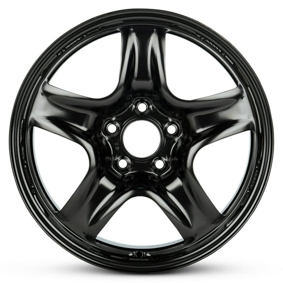 For 2010-2011 Mercury Milan 17 Inch Painted Black Rim - OE Direct Replacement - Road Ready Car Wheel