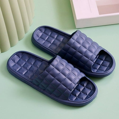 

CoCopeanut Men Indoor Slippers Floor Flat Shoes Summer Non-slip Flip Flops Bath slides Home Slipper Female Comfortable Zapatillas de hombre