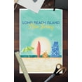 thumbnail image 2 of Long Beach Island, New Jersey, Surf City (12x18 Wall Art Poster, Room Decor), 2 of 3