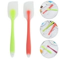 thumbnail image 3 of Shisuyan 2pcs Silicone Scraping Spatula Mixing Spatula Non-stick Baking Cooking Spatula, 3 of 8