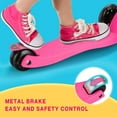 thumbnail image 5 of 3-Wheel Kids Scooter - Lean-to-Steer Technology, Adjustable Height Handlebar, Anti-Slip Deck, Scooter for Boys & Girls Ages 6+, Child Safety Approved, Support Riders Up To 165 lbs, 5 of 6