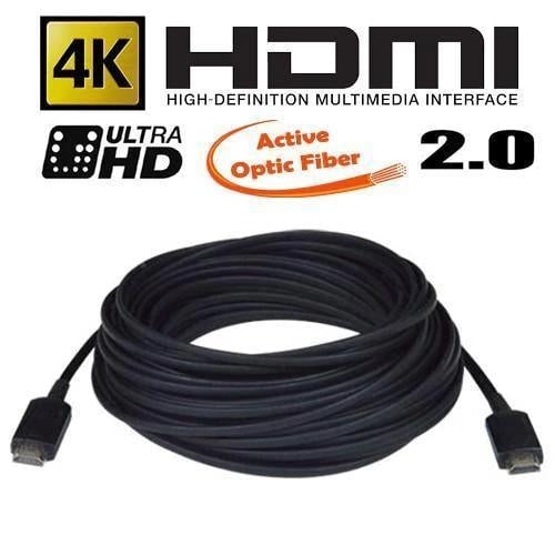 GlobalTone HDMI Cable High Speed Optical 4Kx2K, 4096x2160, 10.2Gbps, 50m (164pi)
