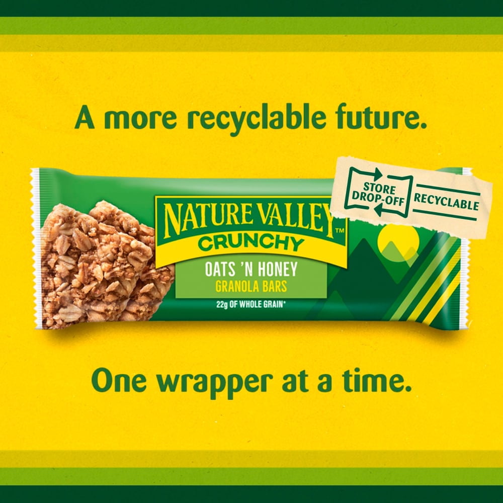 Nature Valley Oats n Honey Crunchy Granola Bars 6 ct / 1.49 oz - 5 Pack